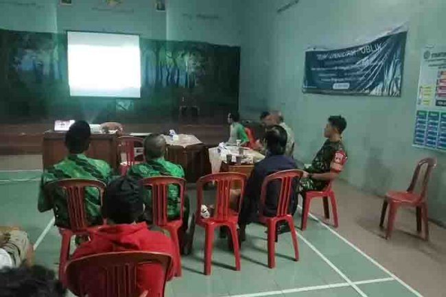 Babinsa Gelar Nobar Final Sepak Bola Sea Games 2023 Antara Timnas Indonesia U-22 Vs Thailand U-22