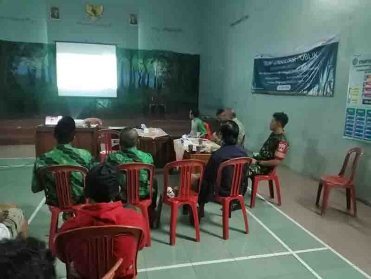 Babinsa Gelar Nobar Final Sepak Bola Sea Games 2023 Antara Timnas Indonesia U-22 Vs Thailand U-22