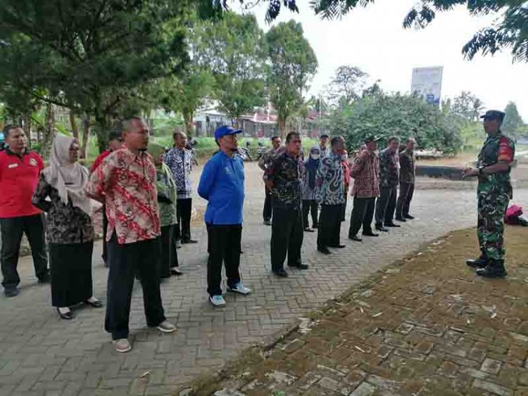 Persiapan Gelar Aparatur Kabupaten Banjarnegara Babinsa Latih Devile Beberapa Instansi