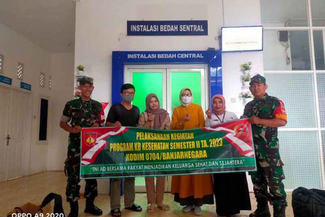 Sinergitas Babinsa Selalu Hadir Pendampingan Kegiatan KB MKJP Bersama PLKB