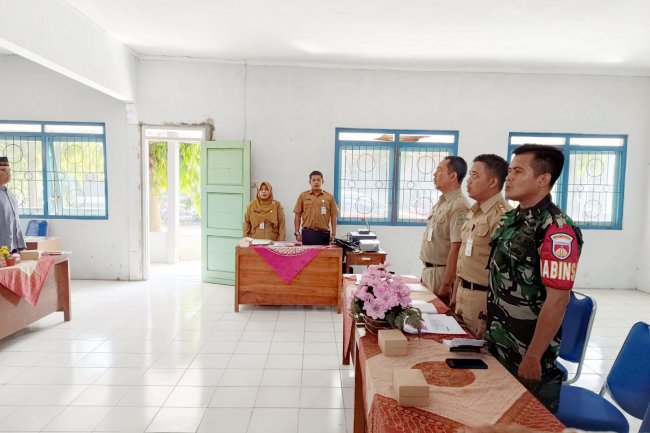 Babinsa Koramil 01/Banjarnegara Hadiri Musrenbang Kelurahan Krandegan, Sekaligus Perkenalan Dengan Para Tokoh Masyarakat