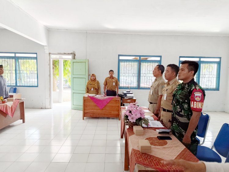 Babinsa Koramil 01/Banjarnegara Hadiri Musrenbang Kelurahan Krandegan, Sekaligus Perkenalan Dengan Para Tokoh Masyarakat