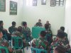 PENGARAHAN KOMANDAN KORAMIL BERIKAN MOTIVASI DAN EVALUASI KEPADA ANGGOTA