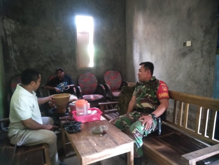 Terciptanya Kemanunggalan TNI Dengan Rakyat,Salah Satunya Terwujud Dari Kegiatan Komsos