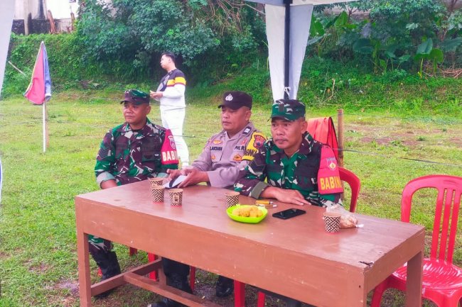 TNI-Polri Senantiasa Bersinergi Di Setiap Kegiatan Masyarakat.
