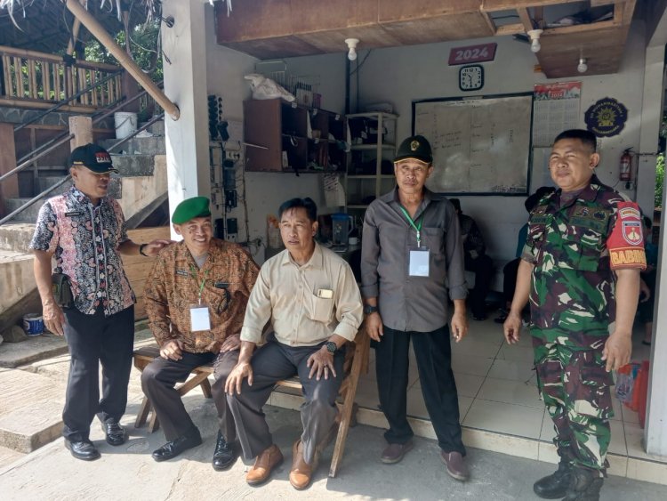 Wakili Danramil,Babinsa Hadiri Acara Silaturahmi Keluarga Besar Purnawirawan Kodim 0704/Banjarnegara.