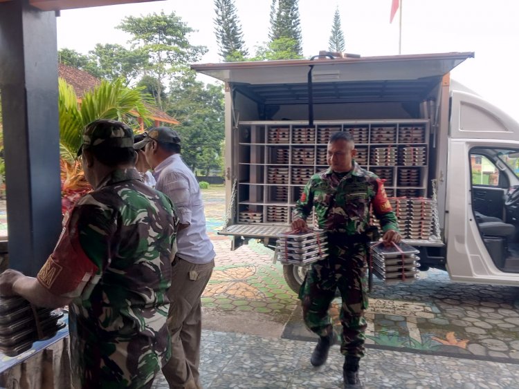 PERAN AKTIF BABINSA DALAM MEMBANTU PENYALURAN MAKAN BERGIZI GRATIS