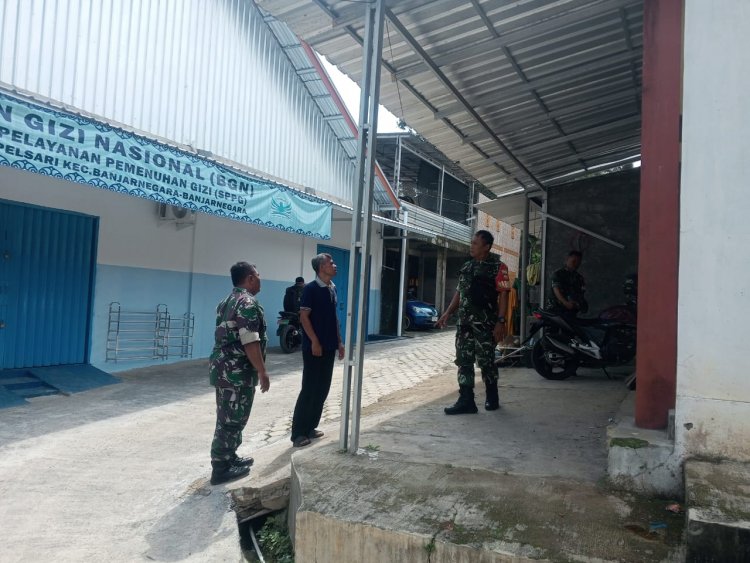 Pemantauan Wilayah, Empat Anggota Koramil 01 Banjarnegara Laksanakan Patroli